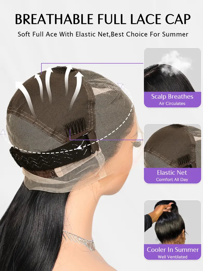 breathable full lace wig cap from onlylove hair