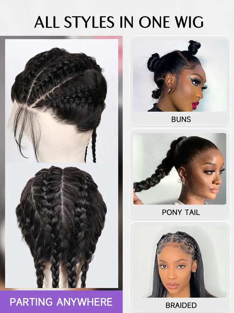 onlylove hair full lace wig parting everywhere - all styles in one wig